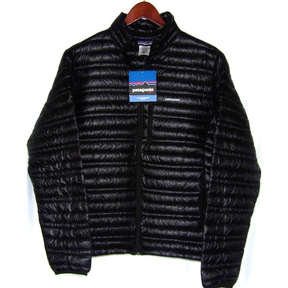 NEW! Patagonia Black Zip-Up Ultra Light Down Puffer Jacket Women's XL NWT!